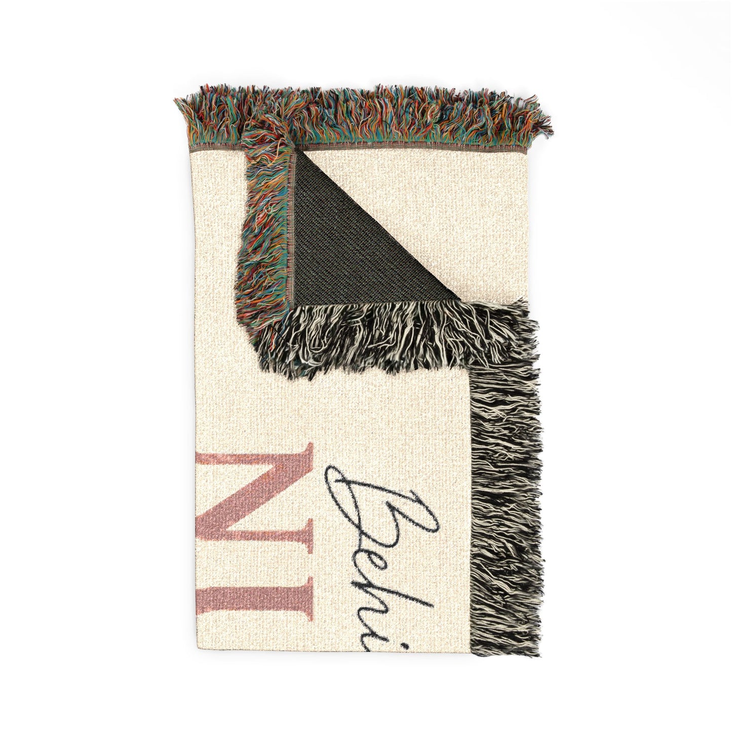 Nurse Strength Woven Blanket — "Behind Every Nurse Is a Story That Made Them Stronger"