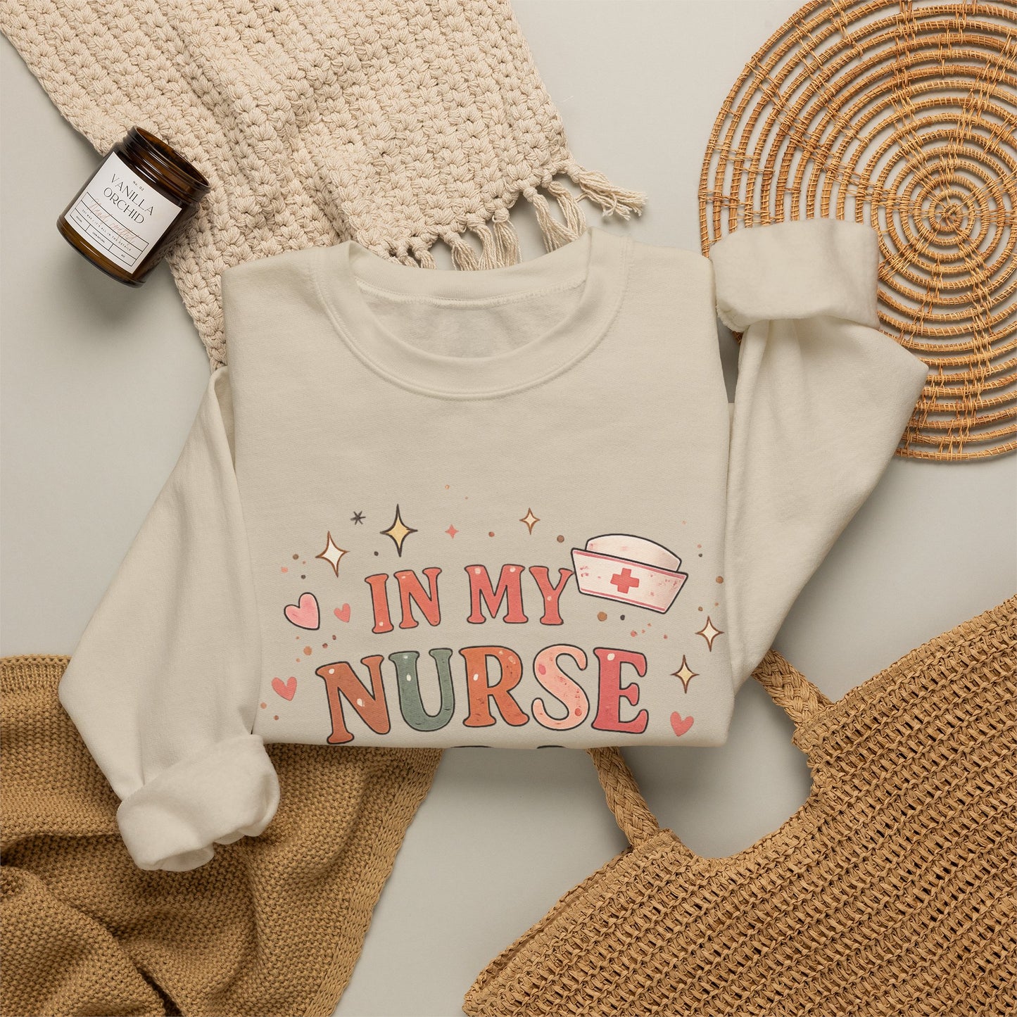 Nurse Era Sweatshirt — "In My Nurse Era" Cozy Crewneck for Nurses