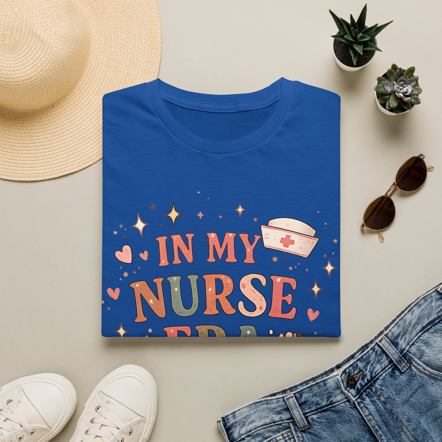 Nurse Era Graphic T-Shirt — Cute Nursing Gift Tee ("In My Nurse Era")