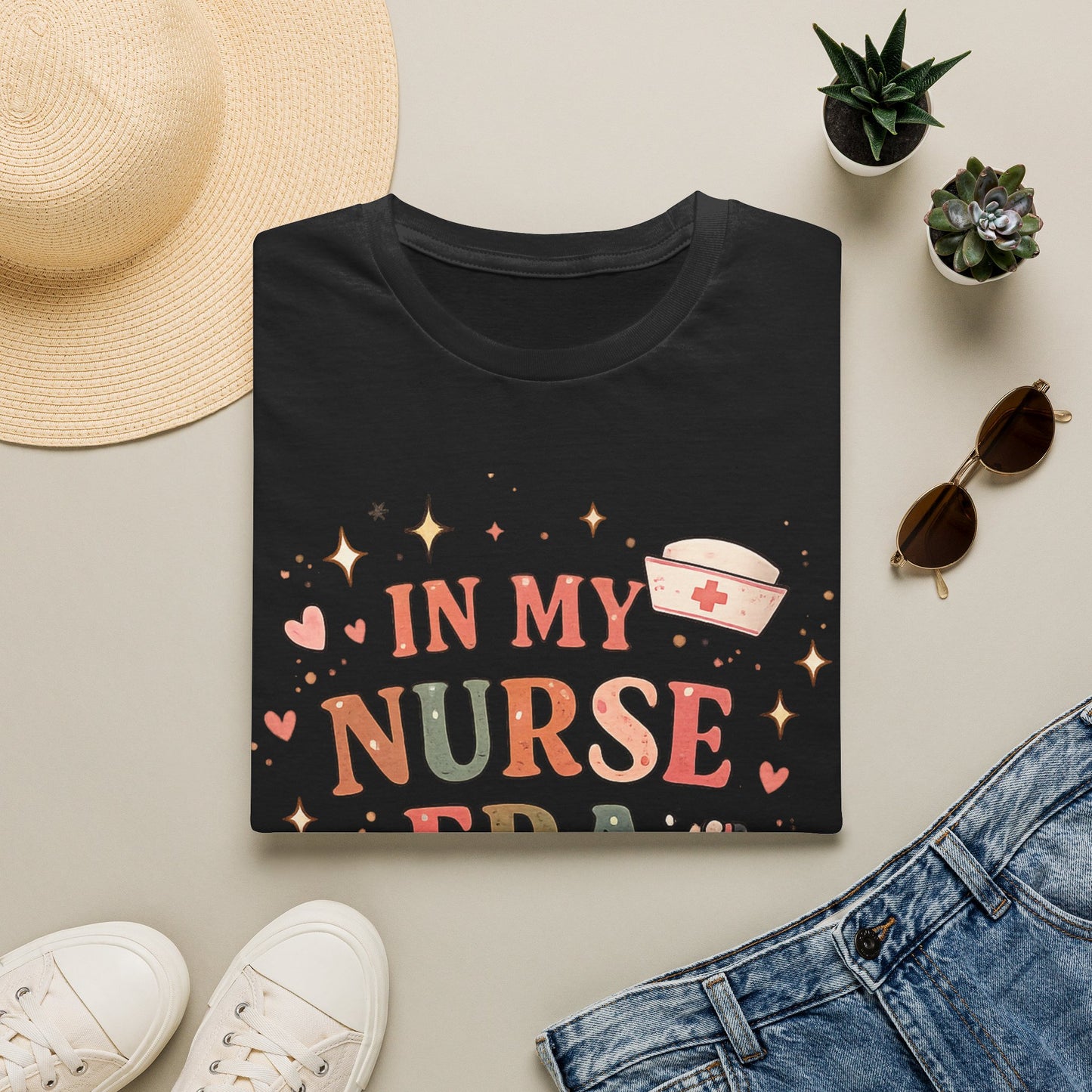 Nurse Era Graphic T-Shirt — Cute Nursing Gift Tee ("In My Nurse Era")