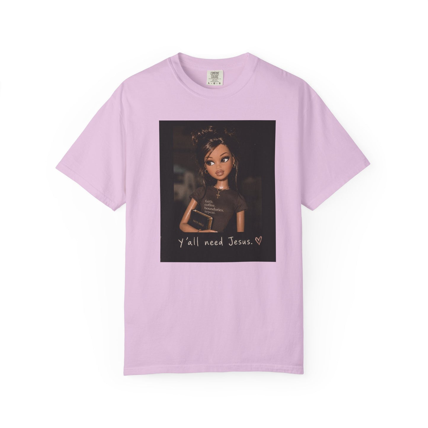 T-Shirt — 'Y'all Need Jesus' Doll Graphic Tee