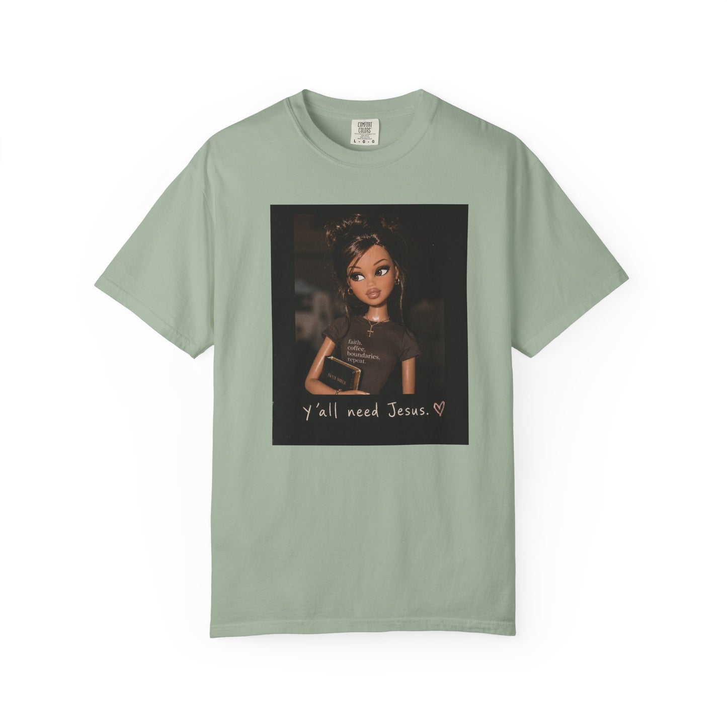 T-Shirt — 'Y'all Need Jesus' Doll Graphic Tee