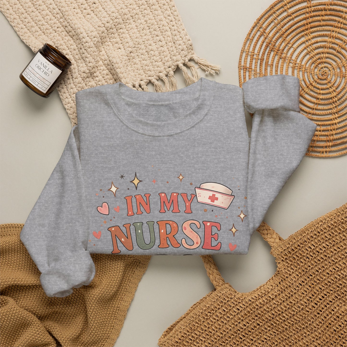 Nurse Era Sweatshirt — "In My Nurse Era" Cozy Crewneck for Nurses