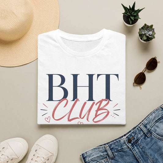 BHT Club Graphic T-Shirt — Casual Matching Tee for Besties