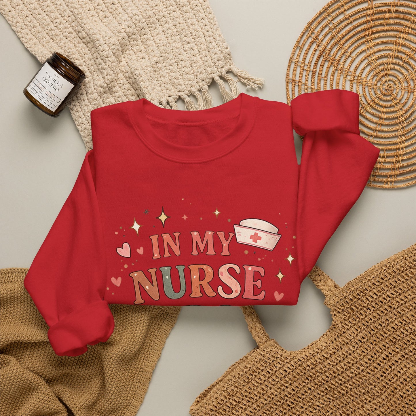 Nurse Era Sweatshirt — "In My Nurse Era" Cozy Crewneck for Nurses