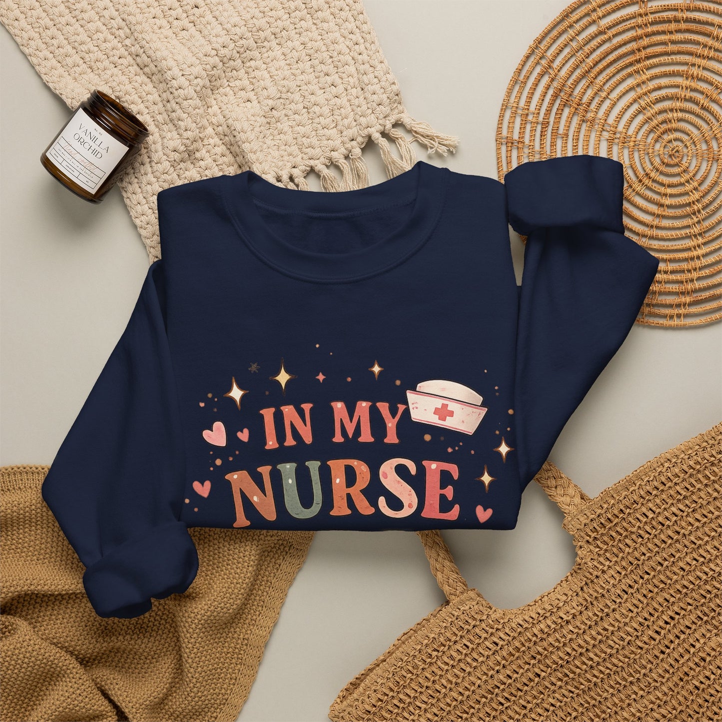 Nurse Era Sweatshirt — "In My Nurse Era" Cozy Crewneck for Nurses