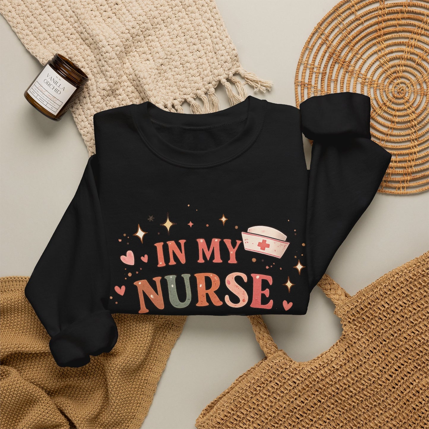 Nurse Era Sweatshirt — "In My Nurse Era" Cozy Crewneck for Nurses