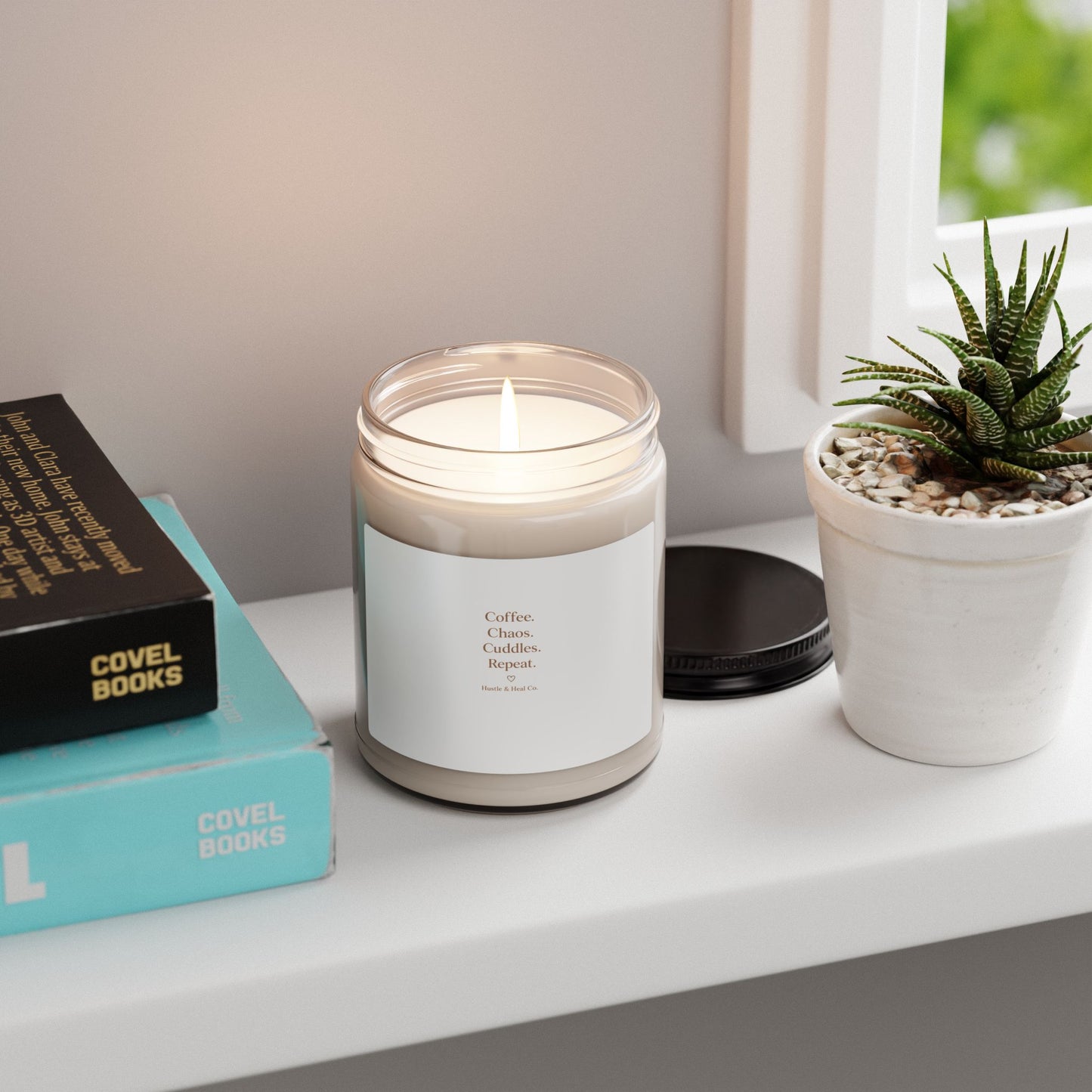 Coffee. Chaos. Cuddles. Repeat. | 9oz Soy Candle