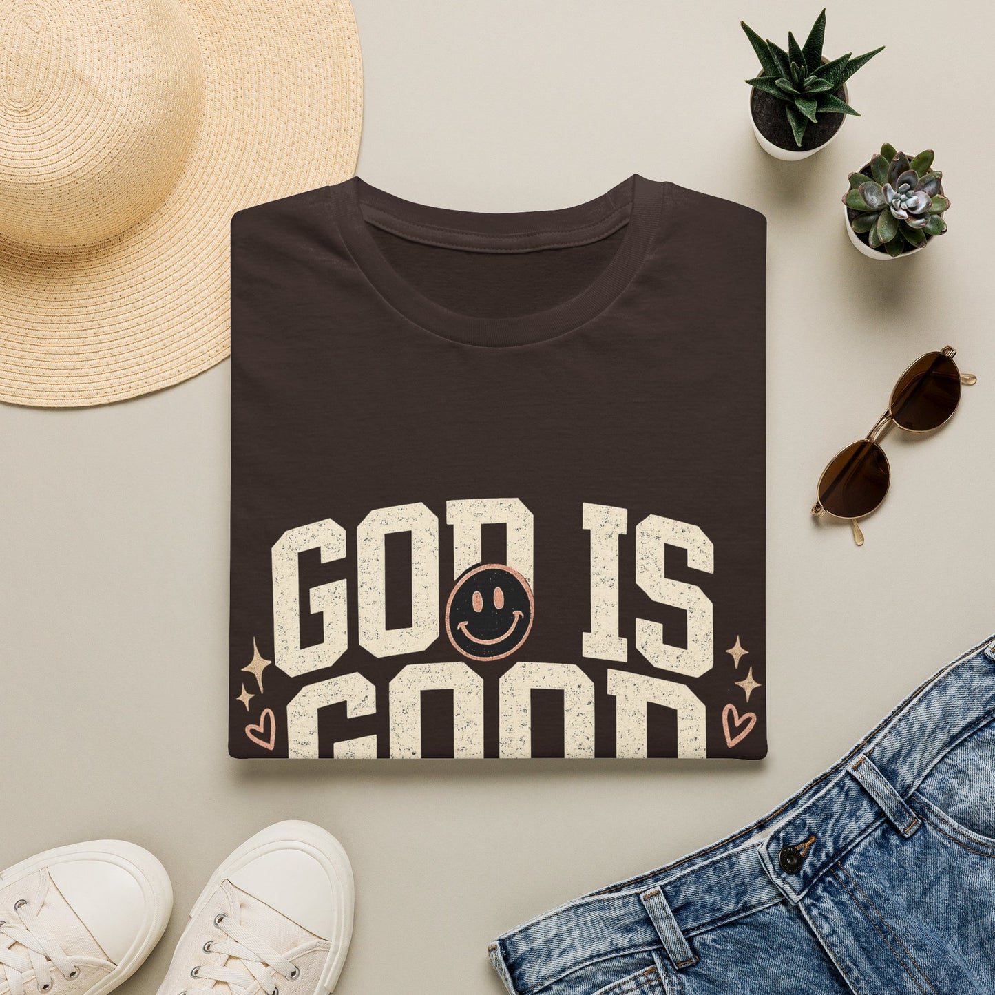 God Is Good T-Shirt — 'God Is Good All The Time' Faith Graphic Tee