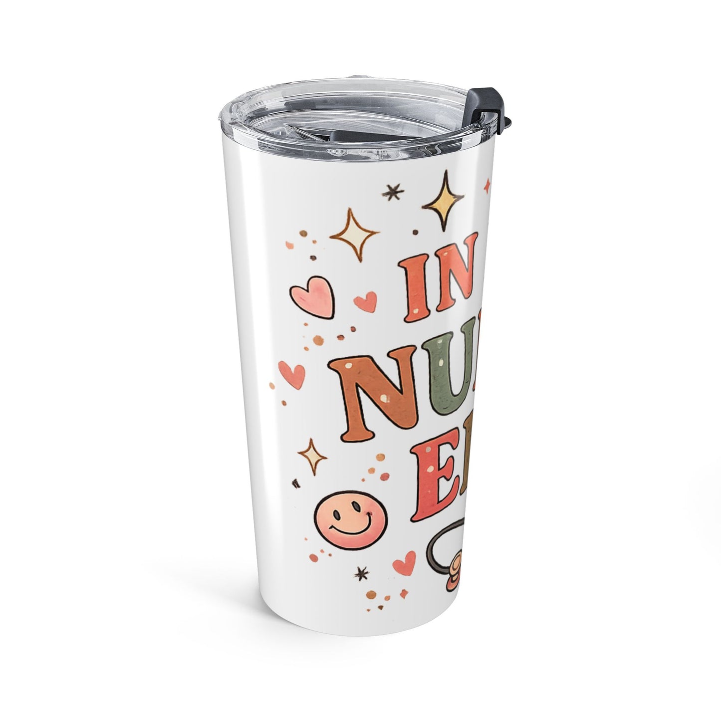 20oz Nurse Tumbler – "In My Nurse Era" Stainless Travel Cup, Cute Medical Gifts for Nurses