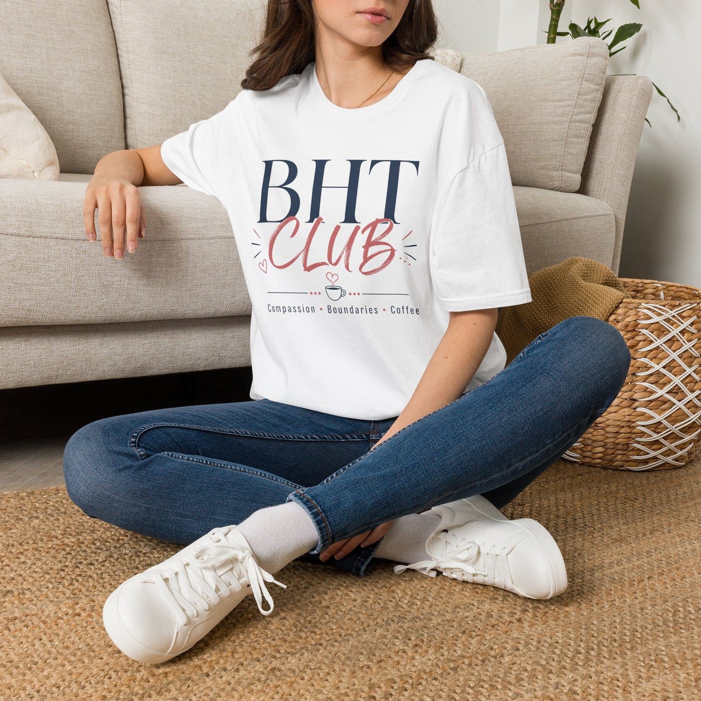 BHT Club Graphic T-Shirt — Casual Matching Tee for Besties