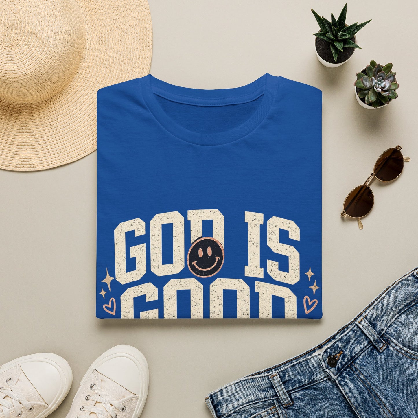 God Is Good T-Shirt — 'God Is Good All The Time' Faith Graphic Tee