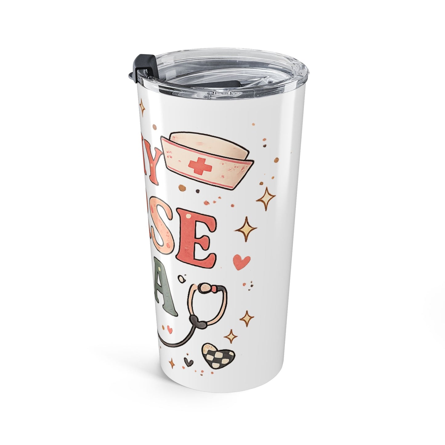 20oz Nurse Tumbler – "In My Nurse Era" Stainless Travel Cup, Cute Medical Gifts for Nurses