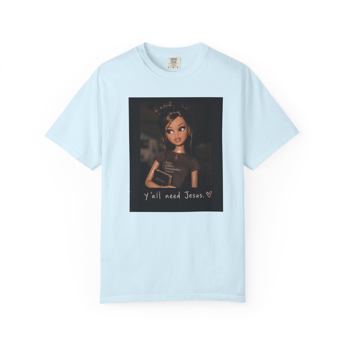 T-Shirt — 'Y'all Need Jesus' Doll Graphic Tee