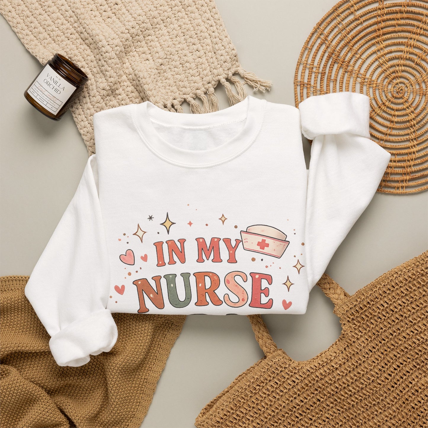 Nurse Era Sweatshirt — "In My Nurse Era" Cozy Crewneck for Nurses