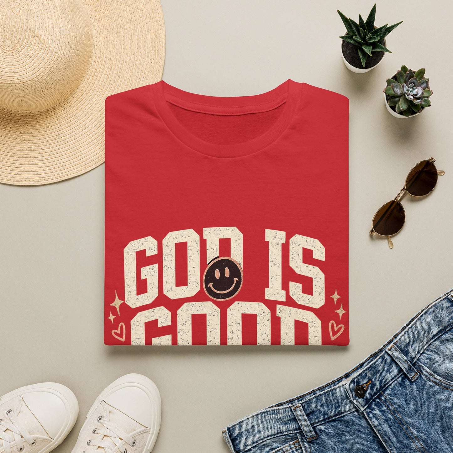 God Is Good T-Shirt — 'God Is Good All The Time' Faith Graphic Tee