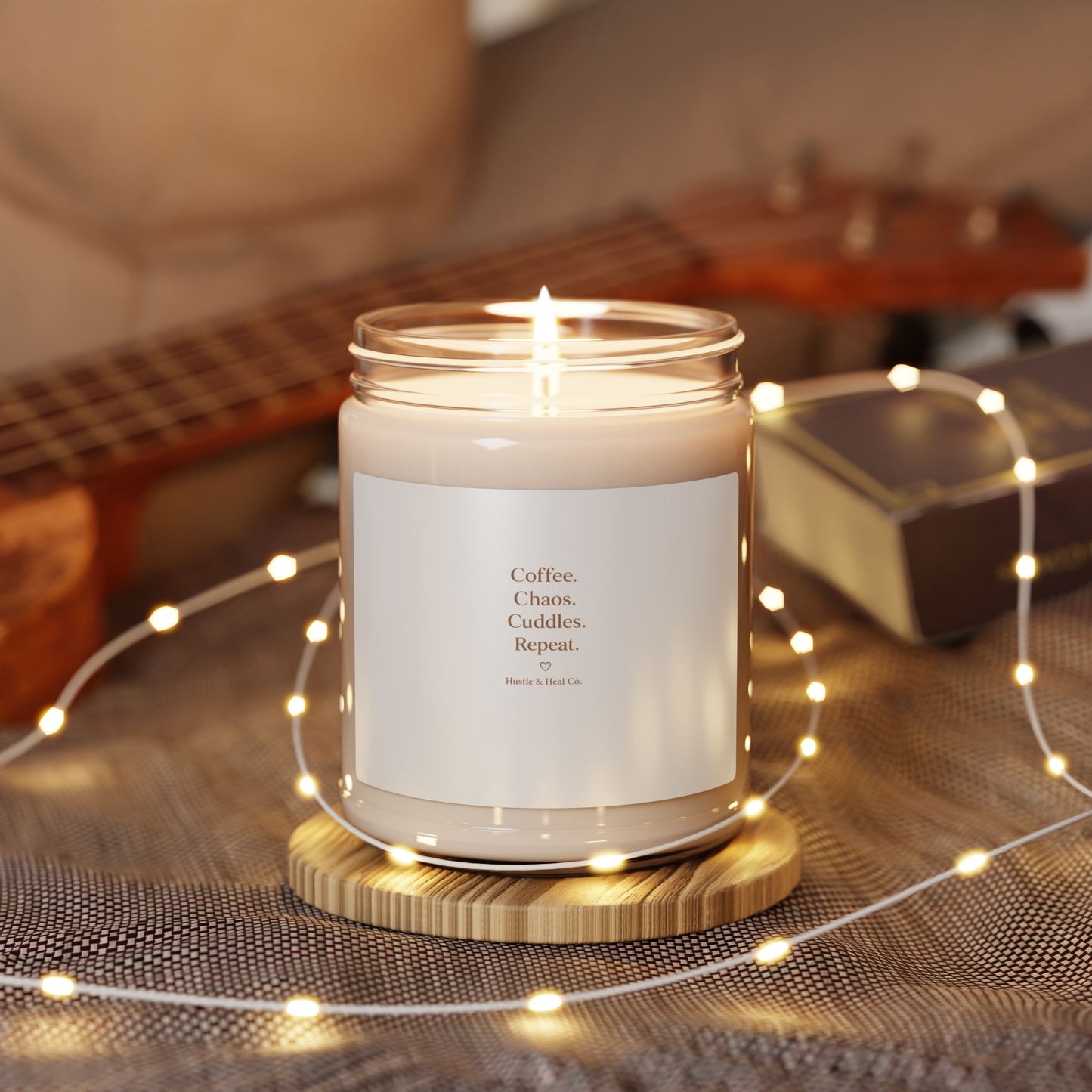 Coffee. Chaos. Cuddles. Repeat. | 9oz Soy Candle