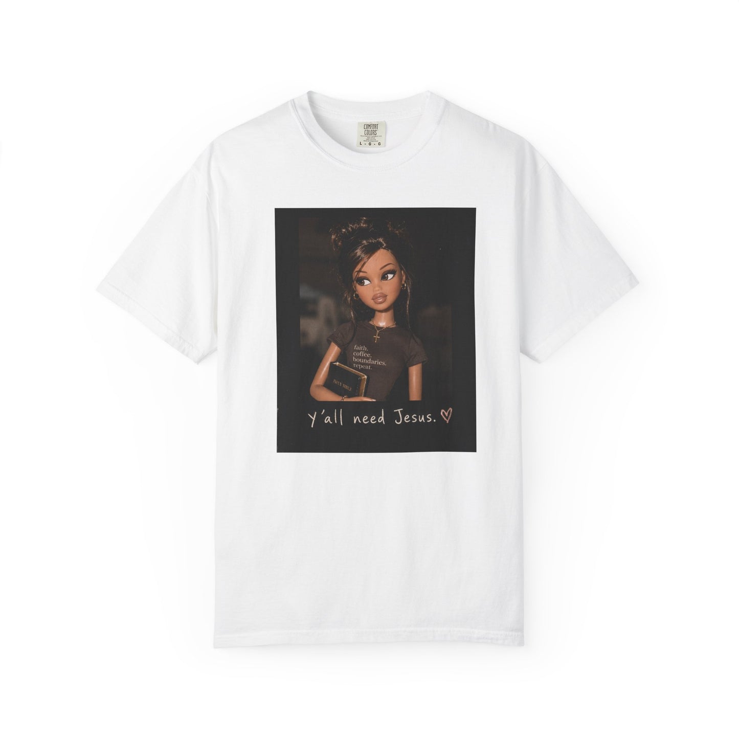T-Shirt — 'Y'all Need Jesus' Doll Graphic Tee