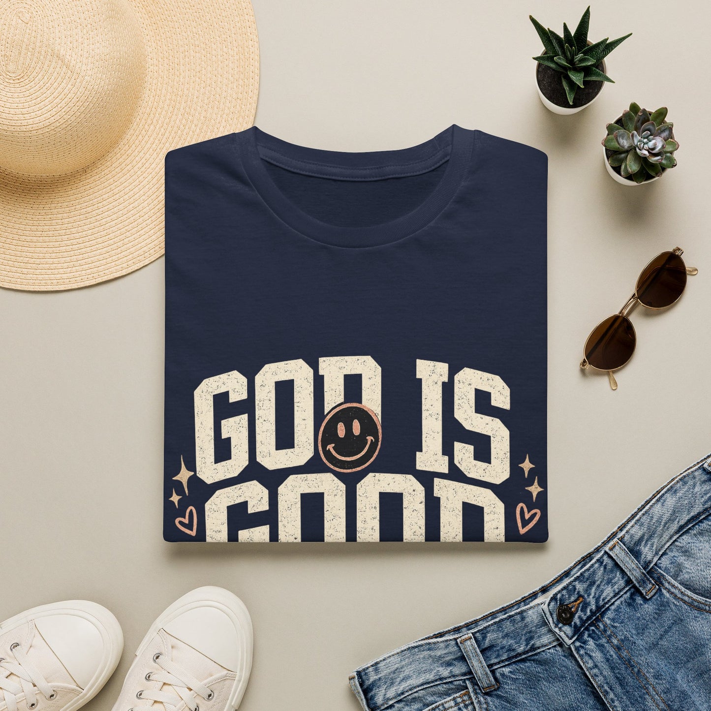 God Is Good T-Shirt — 'God Is Good All The Time' Faith Graphic Tee