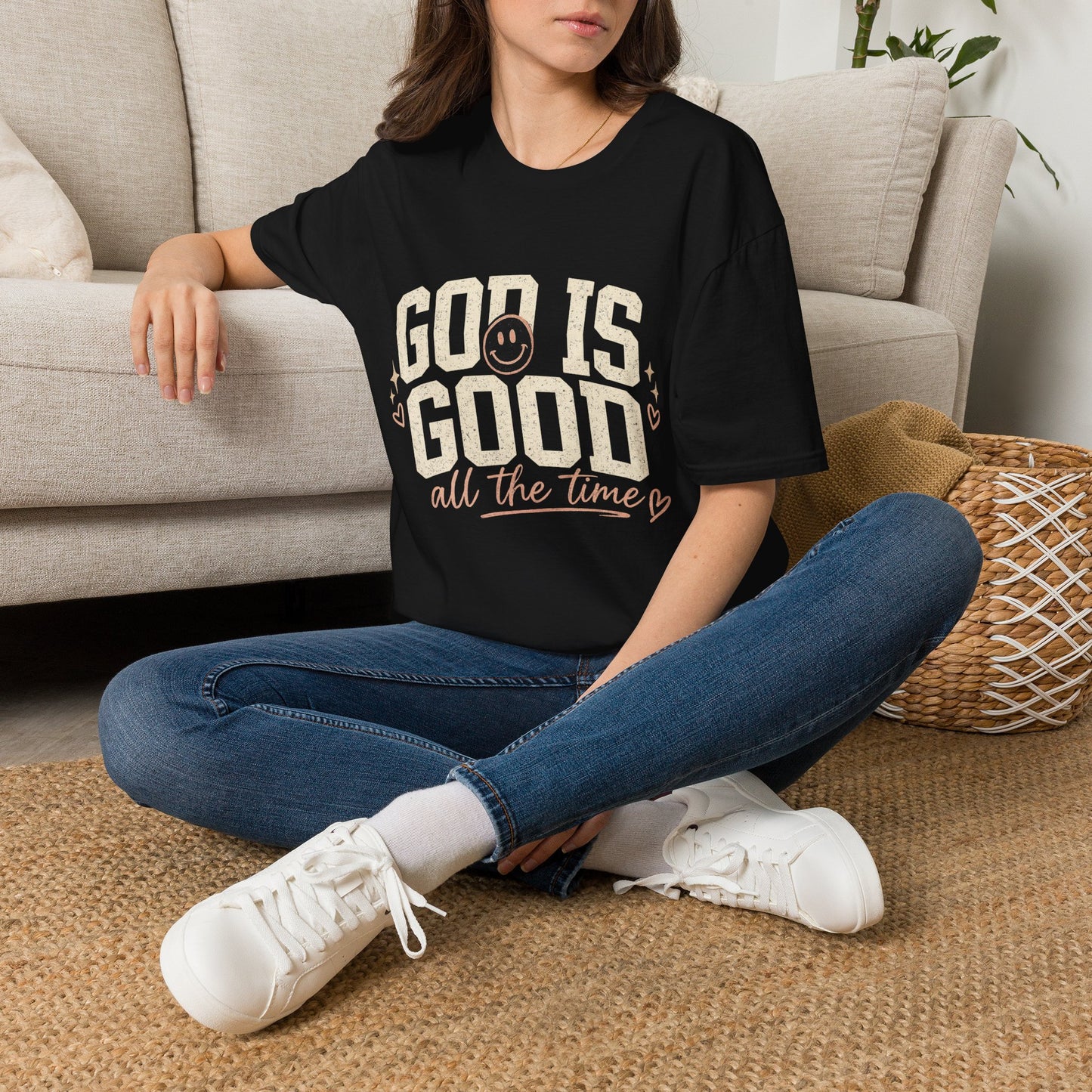 God Is Good T-Shirt — 'God Is Good All The Time' Faith Graphic Tee
