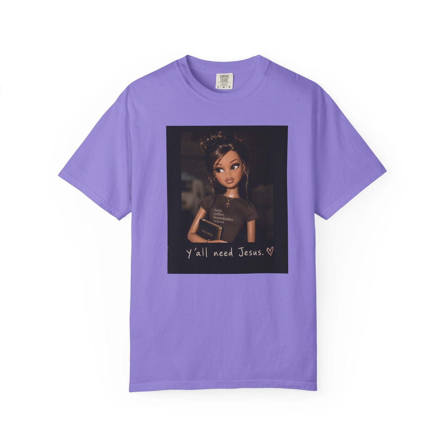 T-Shirt — 'Y'all Need Jesus' Doll Graphic Tee