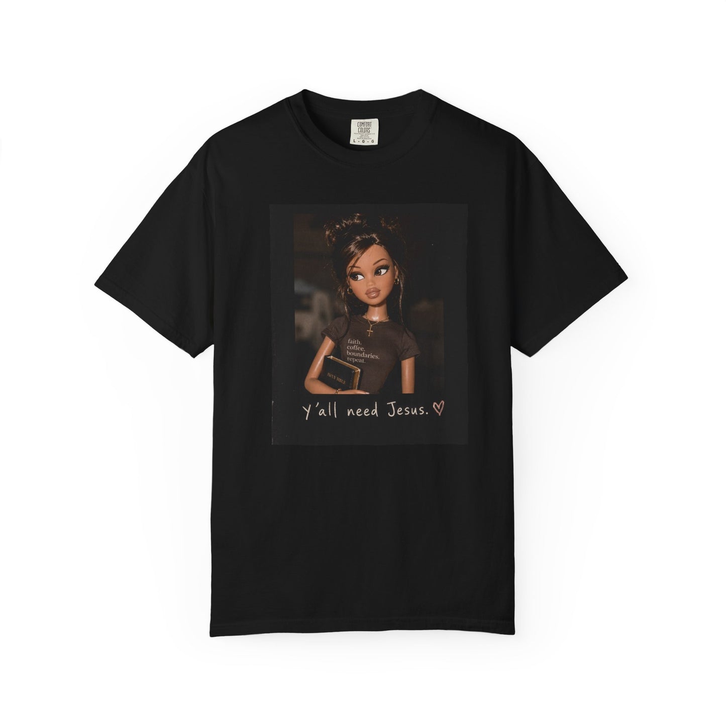 T-Shirt — 'Y'all Need Jesus' Doll Graphic Tee