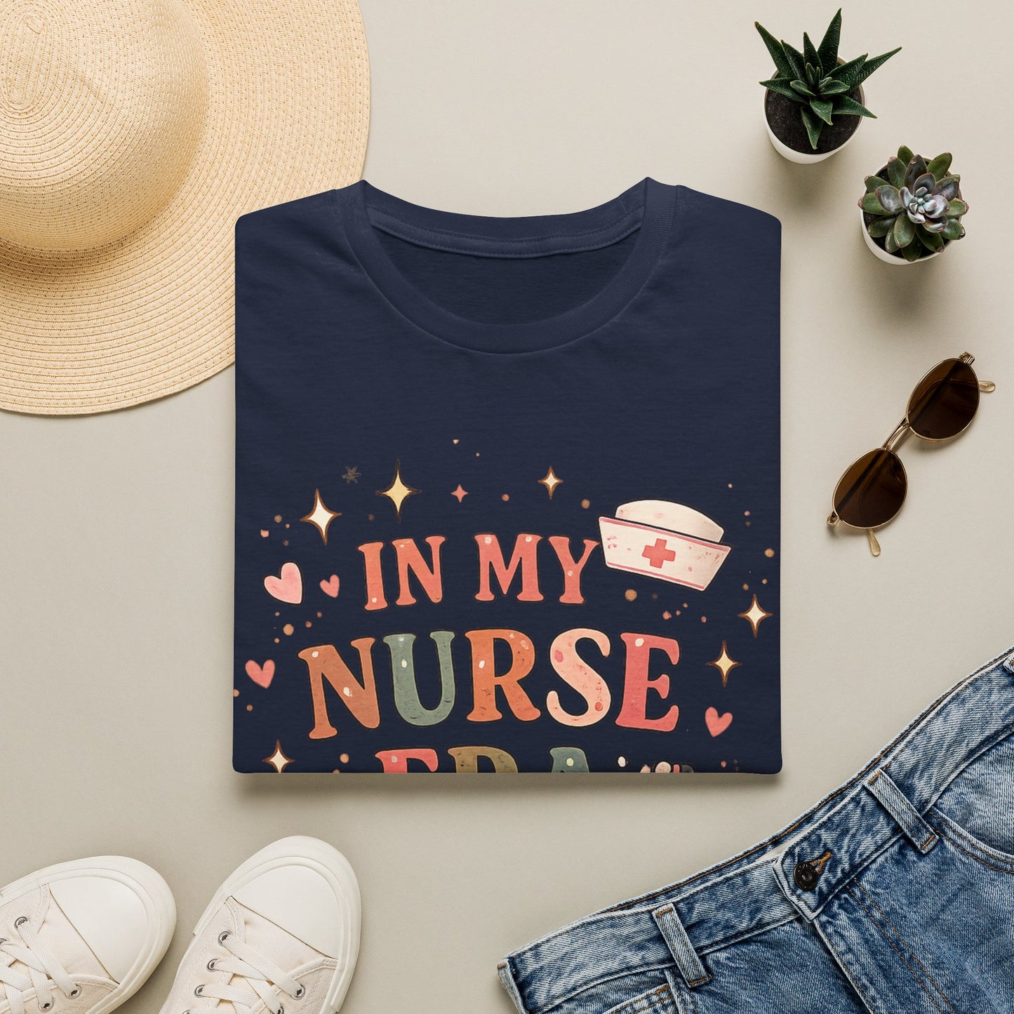 Nurse Era Graphic T-Shirt — Cute Nursing Gift Tee ("In My Nurse Era")