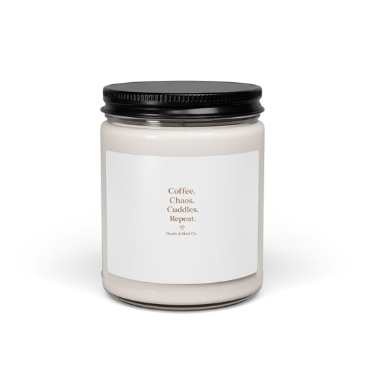 Coffee. Chaos. Cuddles. Repeat. | 9oz Soy Candle