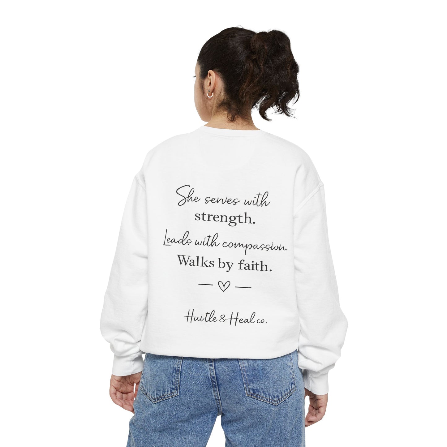 Coffee. Compassion. Calling. Comfort Colors® Garment-Dyed Sweatshirt