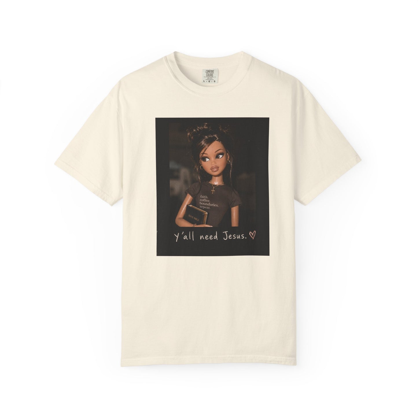 T-Shirt — 'Y'all Need Jesus' Doll Graphic Tee