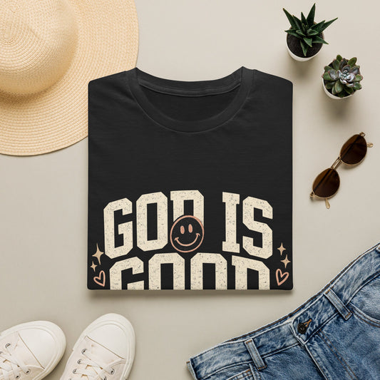God Is Good T-Shirt — 'God Is Good All The Time' Faith Graphic Tee