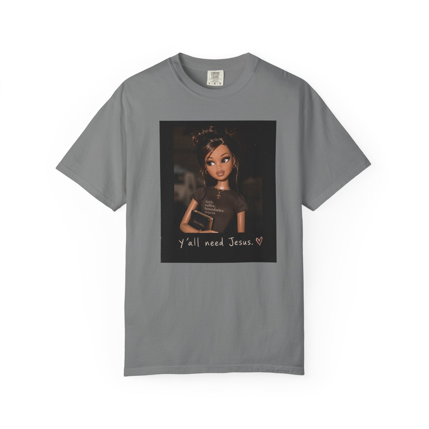 T-Shirt — 'Y'all Need Jesus' Doll Graphic Tee