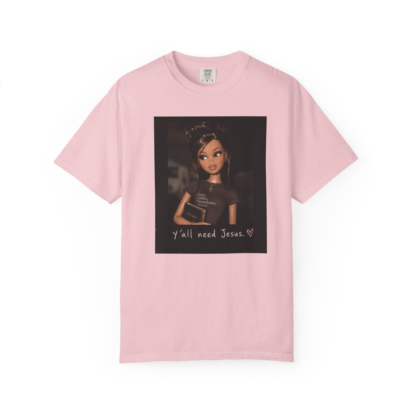 T-Shirt — 'Y'all Need Jesus' Doll Graphic Tee