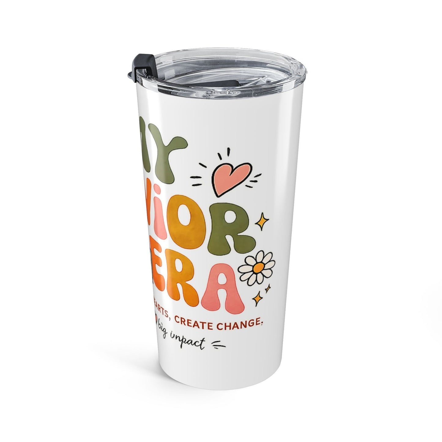 In My Behavior Tech Era 20 oz Stainless Steel Tumbler | Cute Behavioral Health Tech Gift | BHT Coffee Cup