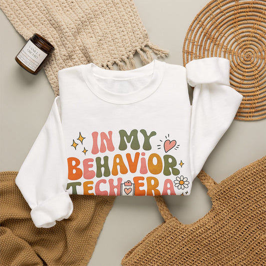 Behavior Tech Teacher Crewneck Sweatshirt — "In My Behavior Tech Era"