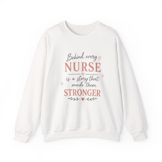 Behind Every Strong Nurse | Comfort Colors Nurse T-Shirt