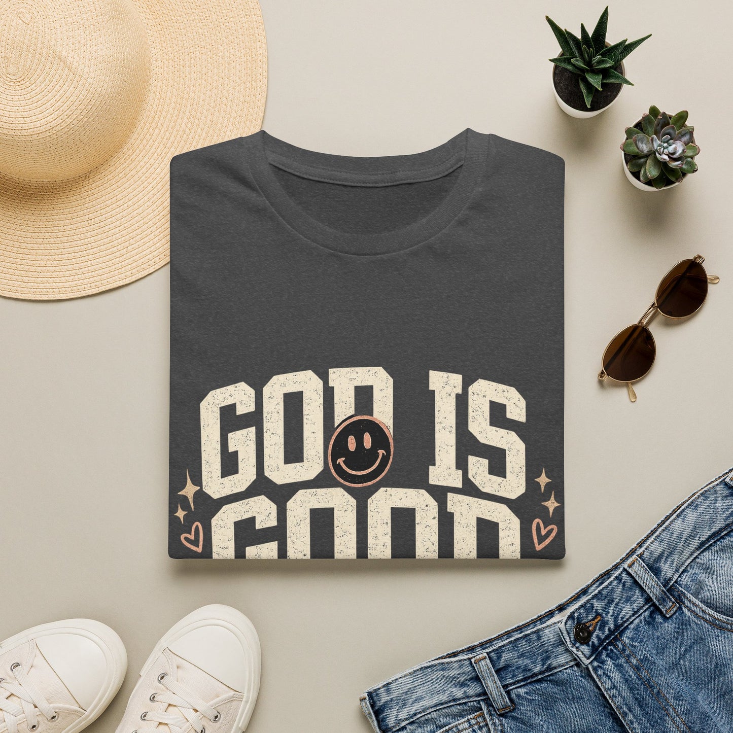 God Is Good T-Shirt — 'God Is Good All The Time' Faith Graphic Tee