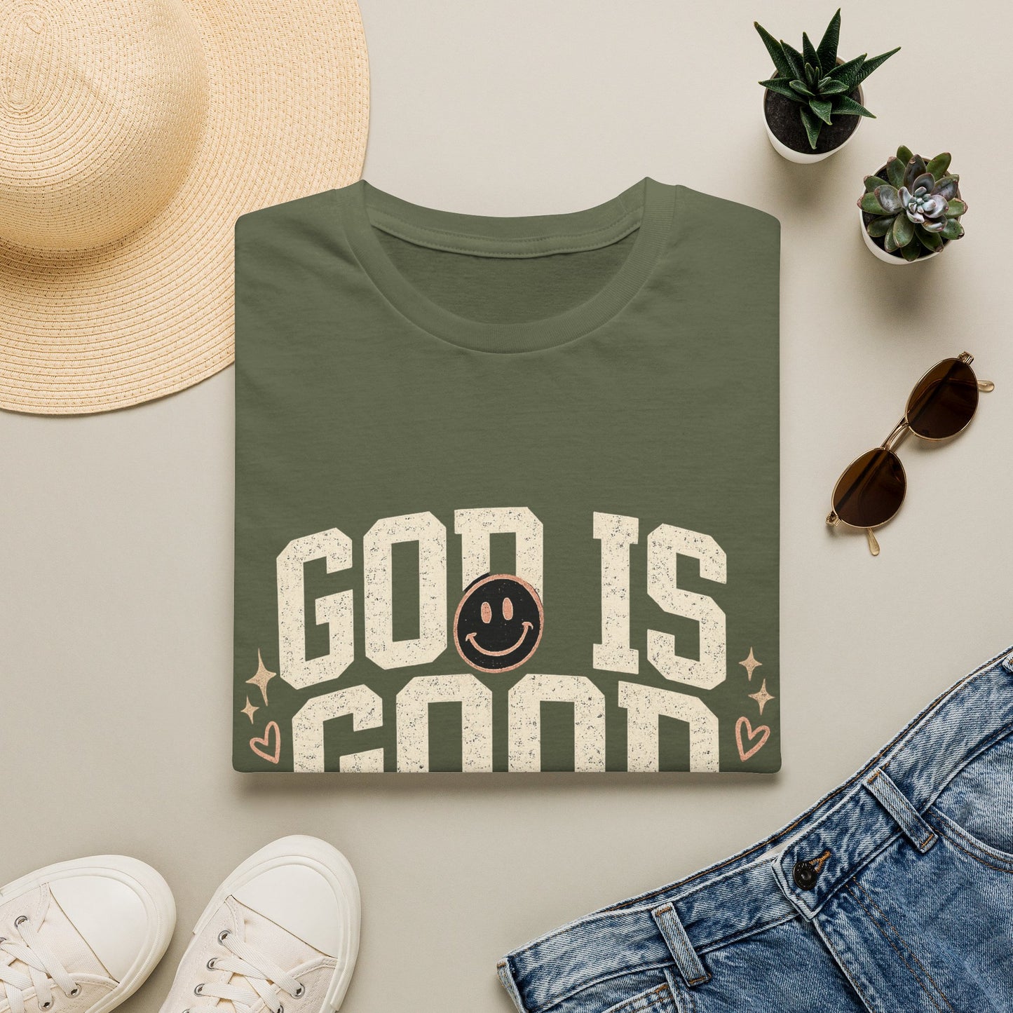 God Is Good T-Shirt — 'God Is Good All The Time' Faith Graphic Tee